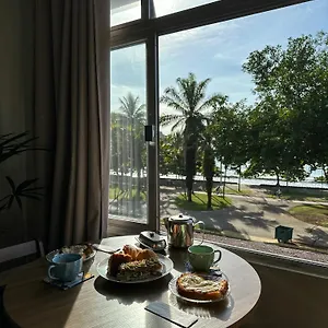 Com Vista Pro Mar No Centro De - 2 Quartos E Cozinha Completa Apartamento